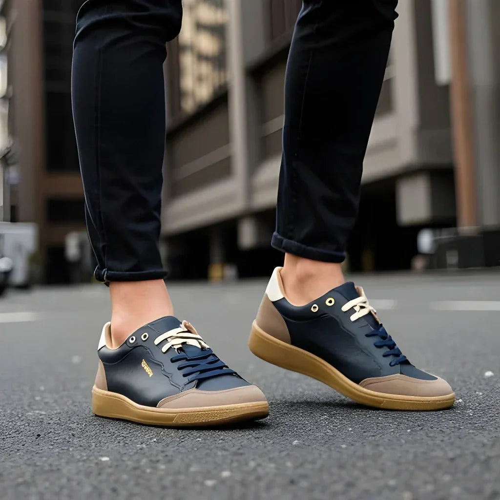 Blauer USA menâs premium sneakers in modern design â Rugged Reign collection.