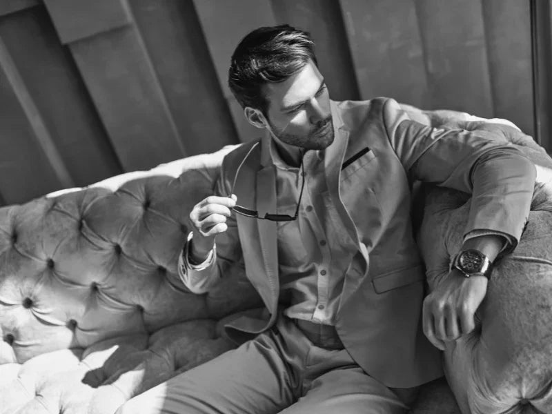 Man Wearing Premium Watch from Rugged Reign