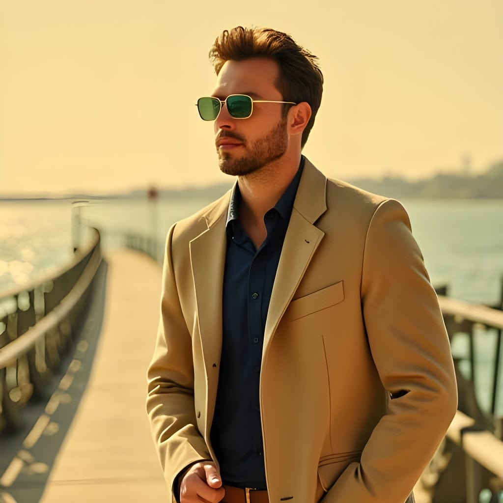 Belstaff Gold Classic Sunglasses