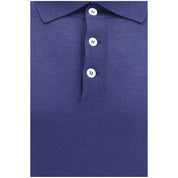 Brunello Cucinelli Blue Cashmere Dress Shirt