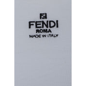 Fendi White Cotton T-Shirt