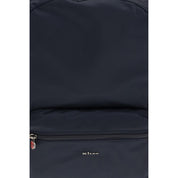 Kiton Blue Nylon Backpack