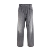 Margiela Gray Cotton Jeans Denim