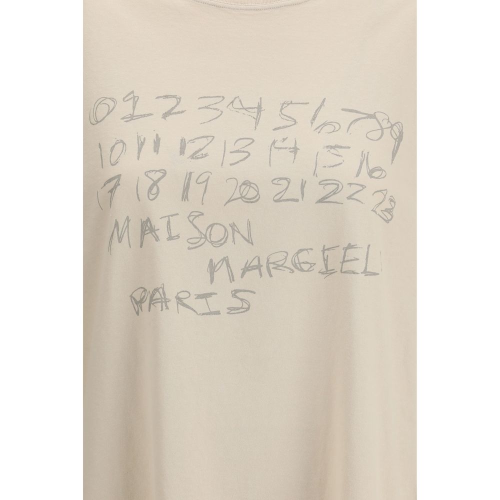 Margiela Beige Cotton T-Shirt