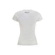 Balmain White Cotton T-Shirt