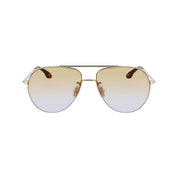 Victoria Beckham Gold Metal Sunglasses