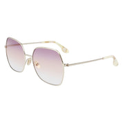Victoria Beckham Gold Metal Sunglasses