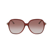 Victoria Beckham Bordeaux Acetate Sunglasses