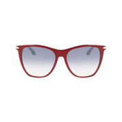 Victoria Beckham Burgundy Acetate Sunglasses