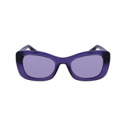 Victoria Beckham Gray Acetate Sunglasses