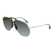 Victoria Beckham Gold Metal Sunglasses