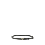 Prada Black Calf Leather Bos Taurus Regular Belt