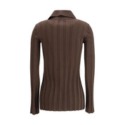 Max Mara Brown Viscose Cardigan