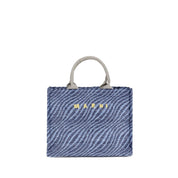 Marni Blue Fabric Shoulder Bag