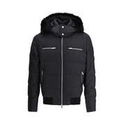 Moose Knuckles Black Polyester Bomber