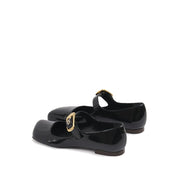 Chloé Black Calfskin Ballet Flats