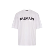 Balmain White Cotton T-Shirt