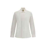 Valentino White Cotton Dress Shirt