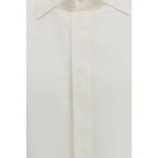 Valentino White Cotton Dress Shirt
