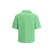 Casablanca Bicolor Cotton Shortsleeve Shirt