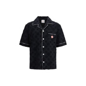 Casablanca Black Cotton Shortsleeve Shirt