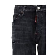 Dsquared² Black Cotton Jeans Denim