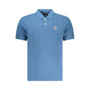 North Sails Blue Cotton Men Polo Shirt