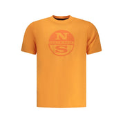 North Sails Arancione Cotton Men's T-Shirt