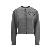 Chloé Gray Wool Cardigan