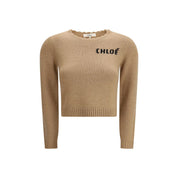 Chloé Brown Wool Sweatshirt