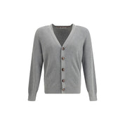 Brunello Cucinelli Gray Cotton Cardigan