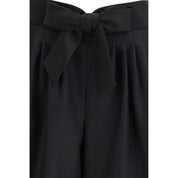 Valentino Black Wool Bermuda Shorts