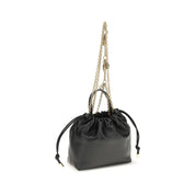 Chloé Black Calf Leather Bos Taurus Shoulder Bag