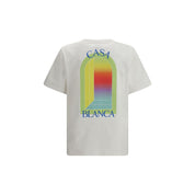 Casablanca White Cotton T-Shirt