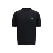 Prada Black Fleece Wool T-Shirt