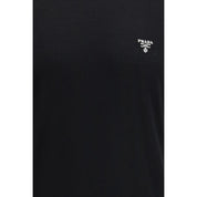 Prada Black Fleece Wool T-Shirt