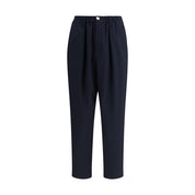 Marni Blue Merino Wool Casual Pants