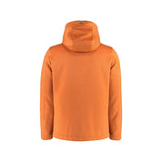Herno Orange Cashmere Full-Length Jacket