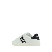 Versace White Rubber Low Top Sneakers