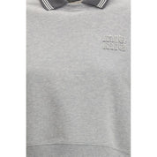 Miu Miu Gray Cotton Sweatshirt