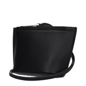 Salvatore Ferragamo Black Leather Clutch Bag