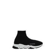 Balenciaga Black Elastane Athletic Sneakers