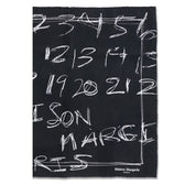 Margiela Black Silk Scarf