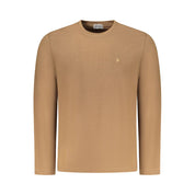 Coveri Moving Marrone Cotton Men T-Shirt