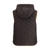 Brunello Cucinelli Brown Nylon Sleveless Jacket