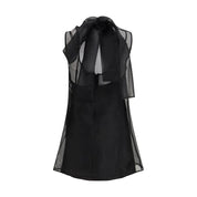 Staud Black Polyester Casual Dress