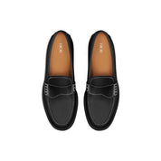 Dior Black Calfskin Slip-On Loafers