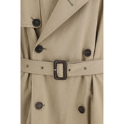 Balenciaga Beige Cotton Trench Coat