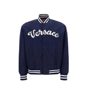 Versace Blue Nylon Bomber