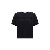 Alexander McQueen Black Cotton T-Shirt